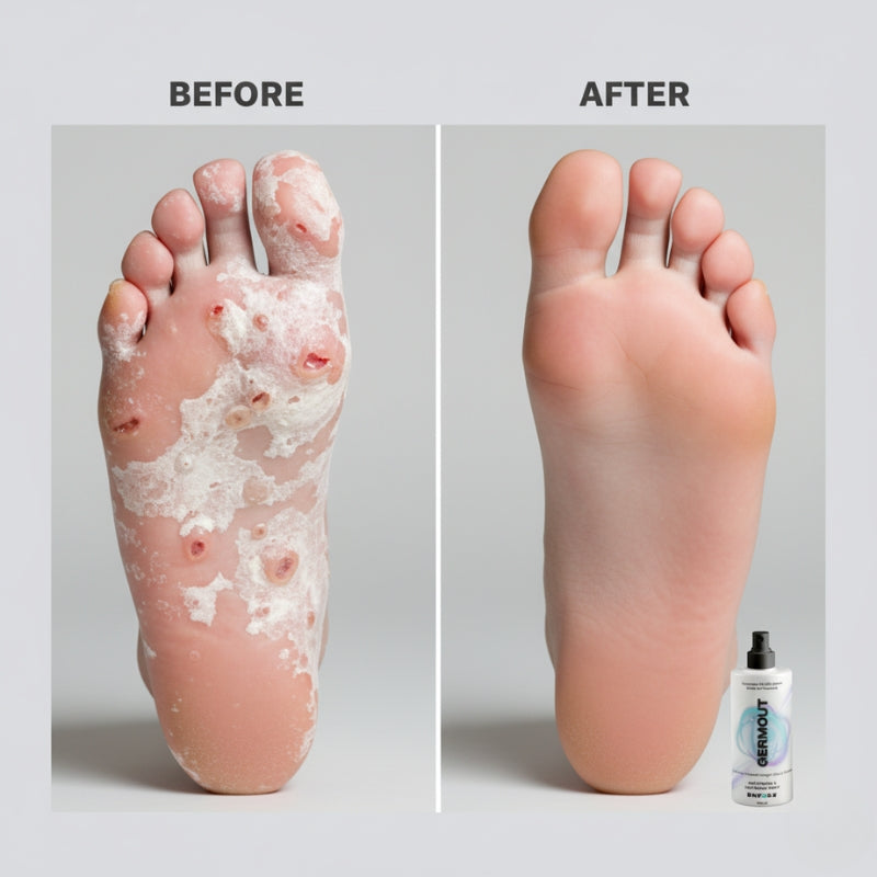 GermOut™ – Anti-Fungal & Anti-Odor Spray | Prevents Nail & Foot Infections