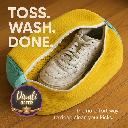 LazyWash™ - Shoe Cleaning Bag | At Home Deep Cleaning | Works with any Washing Machine