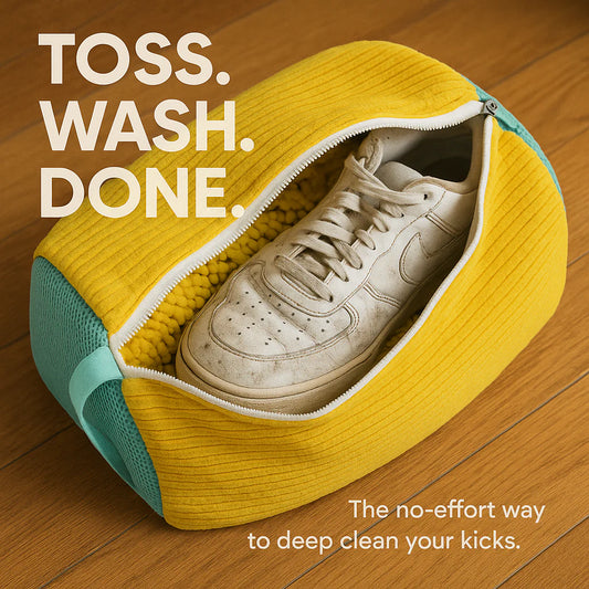 LazyWash™ - Shoe Cleaning Bag | At Home Deep Cleaning | Works with any Washing Machine
